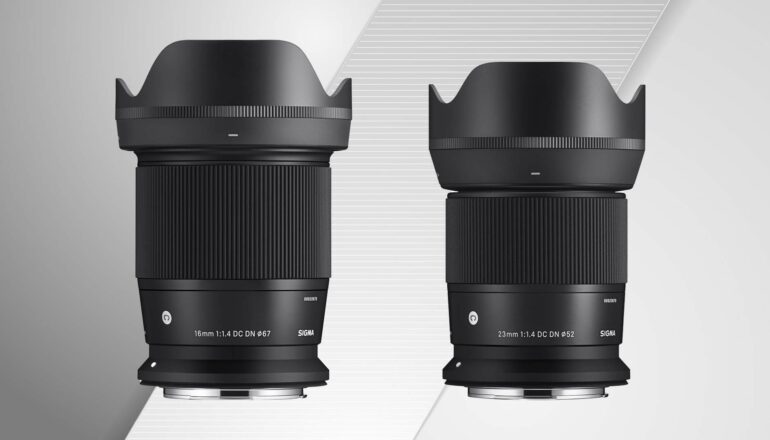 SIGMA 16mm F1.4 DC DN | Contemporary and 23mm F1.4 DC DN | Contemporary for Canon RF Mount Released