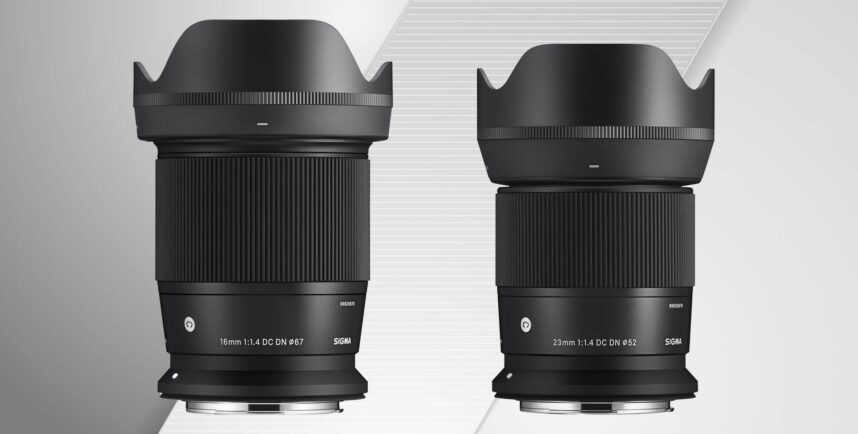 シグマがRFマウント用の16mm F1.4 DC DN｜Contemporaryと23mm F1.4 DC DN｜Contemporaryを発売